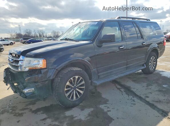 1FMJK1HTXHEA07857 2017 FORD EXPEDITION Black Przód lewy