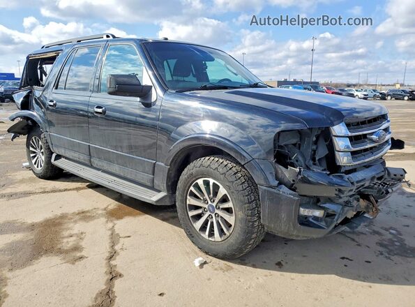 1FMJK1HTXHEA07857 2017 FORD EXPEDITION Black Przód prawy