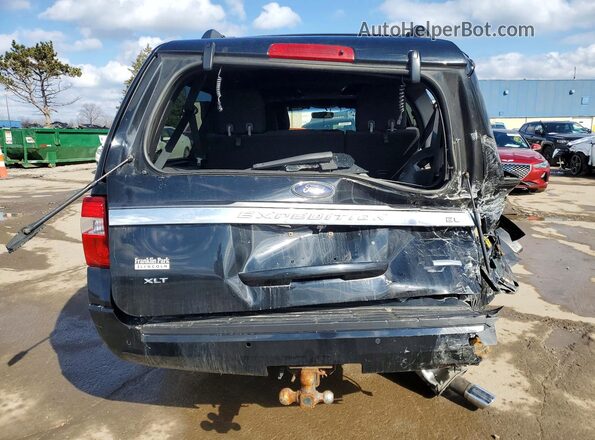 1FMJK1HTXHEA07857 2017 FORD EXPEDITION Black Widok z tyłu