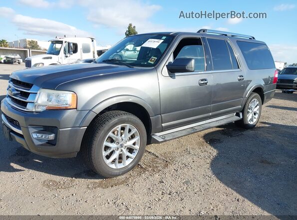 1FMJK1KT7GEF29370 2016 FORD EXPEDITION EL Серый Передняя левая четверть