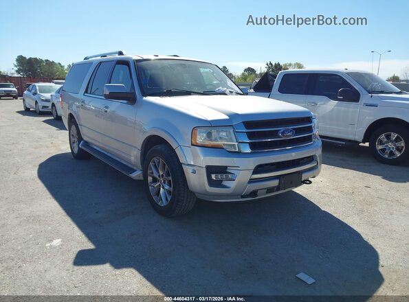 1FMJK2AT2HEA13040 2017 FORD EXPEDITION EL Серебряный Передняя правая четверть
