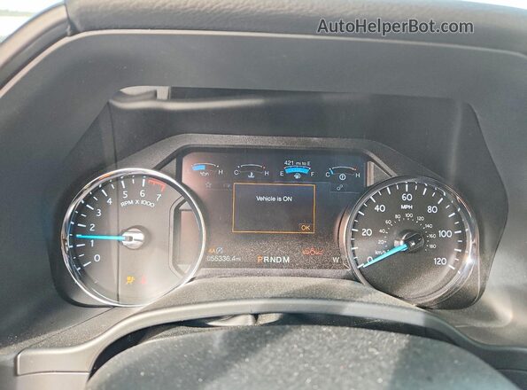 1FMJK2AT2KEA69082 2019 FORD EXPEDITION White Вид щитка приладів