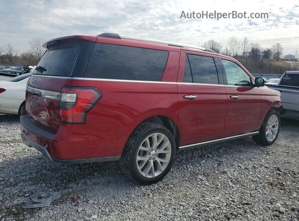 1FMJK2AT2KEA75951 2019 FORD EXPEDITION Burgundy Tył prawy