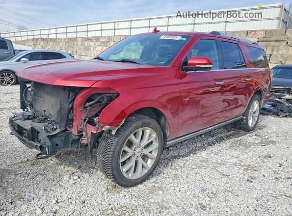 1FMJK2AT2KEA75951 2019 FORD EXPEDITION Burgundy Przód lewy
