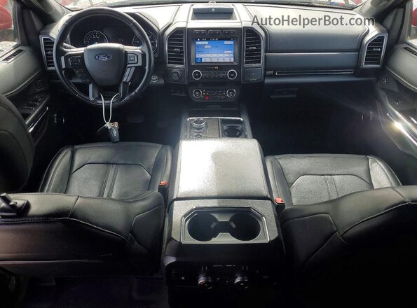 1FMJK2AT2KEA75951 2019 FORD EXPEDITION Burgundy Widok deski rozdzielczej