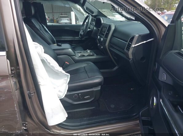 1FMJU1HT2KEA71215 2019 FORD EXPEDITION Brown Вид салону спереду