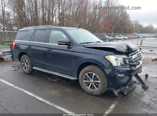 1FMJU1HT6MEA40486 2021 FORD EXPEDITION Dark Blue Передняя правая четверть
