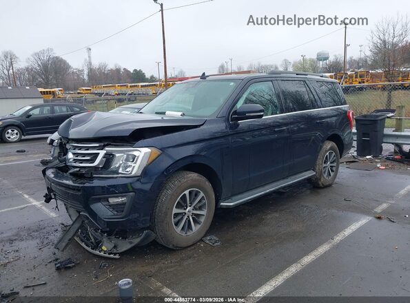 1FMJU1HT6MEA40486 2021 FORD EXPEDITION Dark Blue Передняя левая четверть