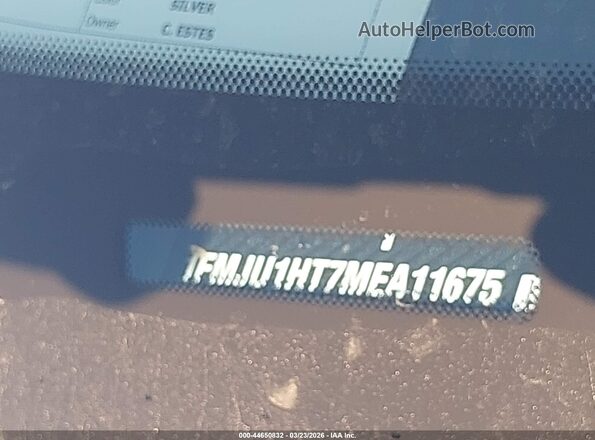 1FMJU1HT7MEA11675 2021 FORD EXPEDITION Серебряный Вид подкапотного пространства