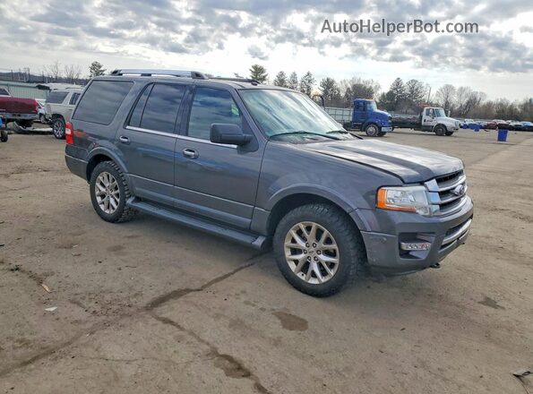 1FMJU2AT9GEF53395 2016 FORD EXPEDITION Серый Передняя правая четверть