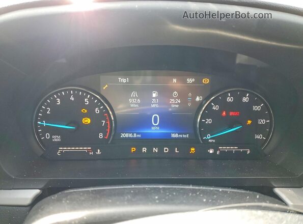 1FMSK7DH1RGA83627 2024 FORD FORD EXPLORER Gray Vista del cuadro de instrumentos