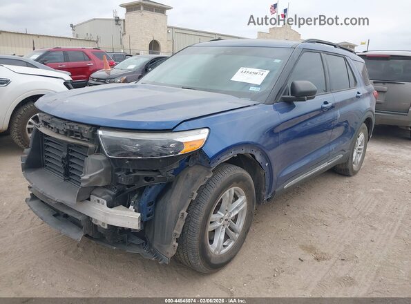 1FMSK7DH4LGA52962 2020 FORD FORD EXPLORER Blue Front left