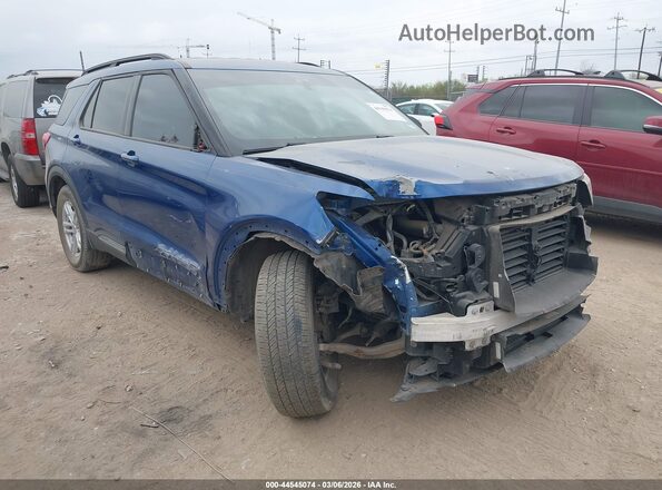 1FMSK7DH4LGA52962 2020 FORD FORD EXPLORER Blue Front right