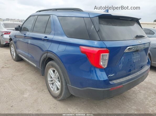 1FMSK7DH4LGA52962 2020 FORD FORD EXPLORER Blue Rear left