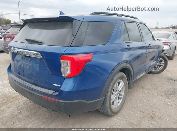 1FMSK7DH4LGA52962 2020 FORD FORD EXPLORER Blue Rear right