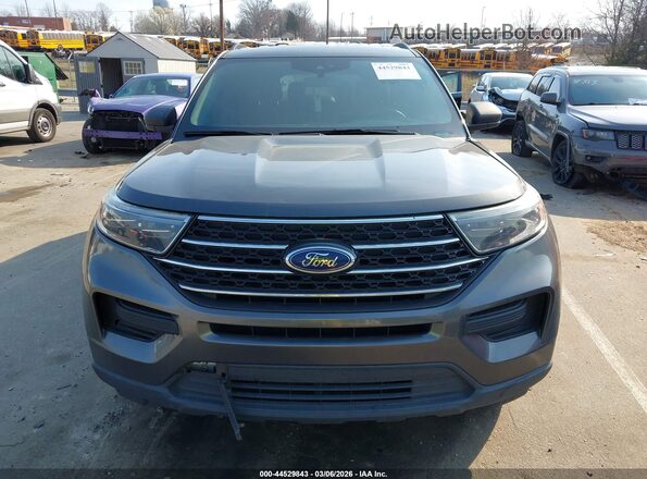 1FMSK7DH4LGA54517 2020 FORD FORD EXPLORER Gray Вид щитка приладів