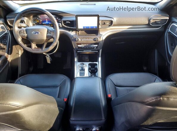 1FMSK7DH6LGA35144 2020 FORD FORD EXPLORER Черный Вид панели приборов