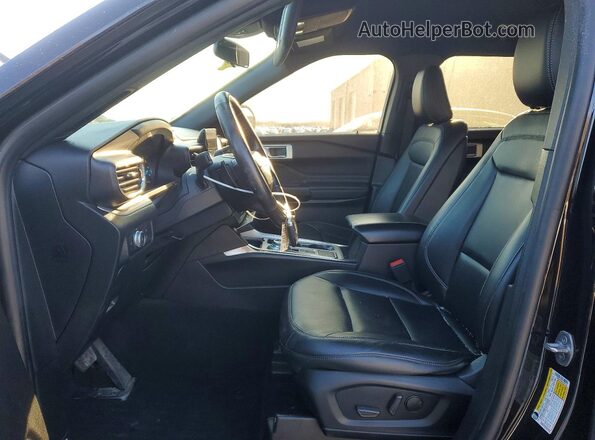 1FMSK7DH6LGA35144 2020 FORD FORD EXPLORER Черный Вид салона спереди