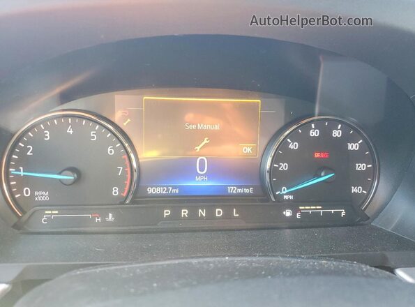 1FMSK7DH6NGA15141 2022 FORD FORD EXPLORER Черный Вид щитка приборов