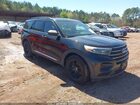 2020 Ford Explorer Xlt Black vin: 1FMSK7DH8LGA47909