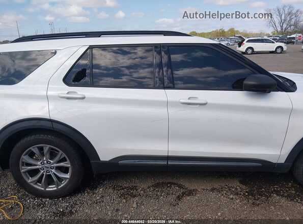 1FMSK7DH8MGC49022 2021 FORD FORD EXPLORER White Սալոնի 360 աստիճան տեսք