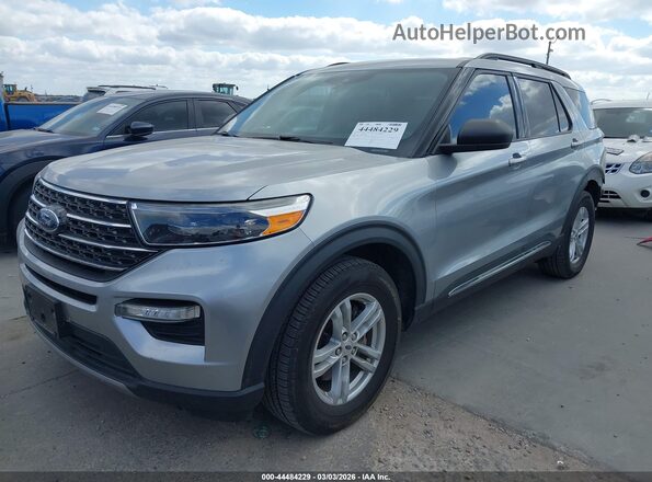 1FMSK7DH9MGC14697 2021 FORD FORD EXPLORER Silver Передня ліва чверть