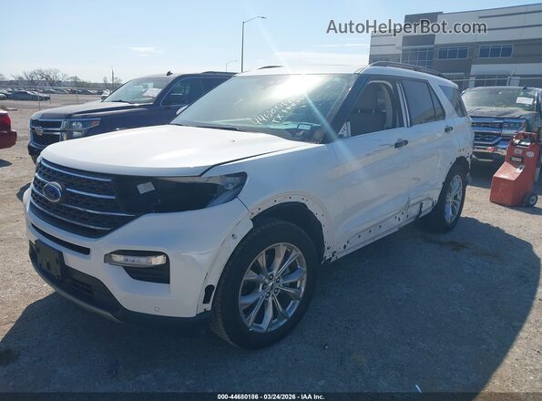 1FMSK7DH9RGA81723 2024 FORD FORD EXPLORER White Vista tres cuartos delantera izquierda