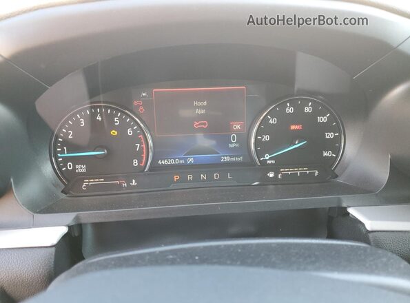 1FMSK7DHXRGA02575 2024 FORD FORD EXPLORER White Вид щитка приладів