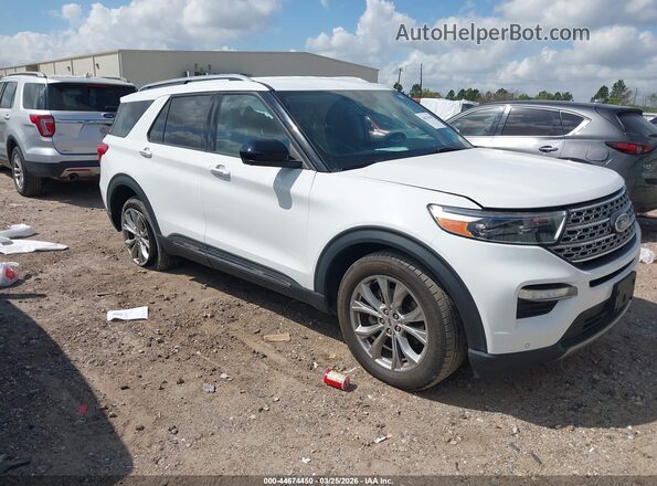 1FMSK7FH0PGA57983 2023 FORD FORD EXPLORER Белый Передняя правая четверть