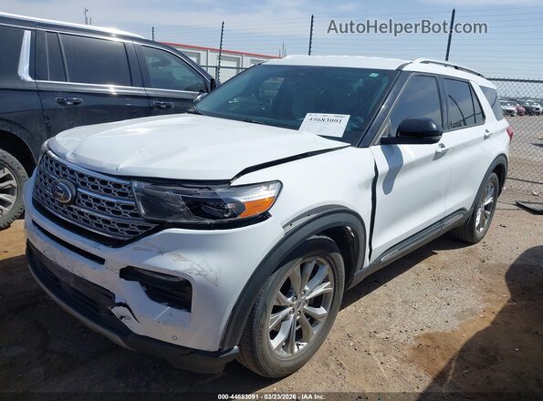 1FMSK7FH5NGA99577 2022 FORD FORD EXPLORER Белый Передняя левая четверть
