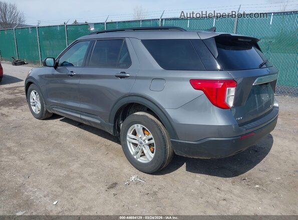 1FMSK8DH0MGC48114 2021 FORD FORD EXPLORER Серый Задняя левая четверть