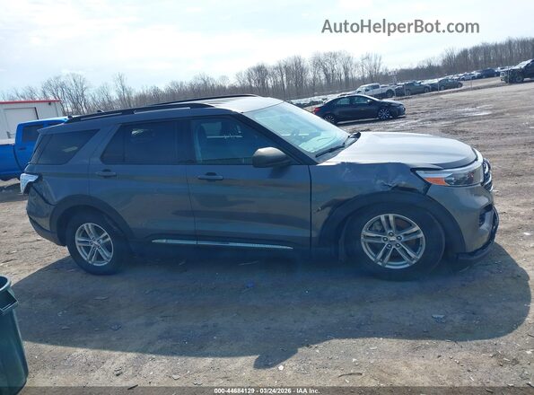 1FMSK8DH0MGC48114 2021 FORD FORD EXPLORER Серый Вид задней части салона