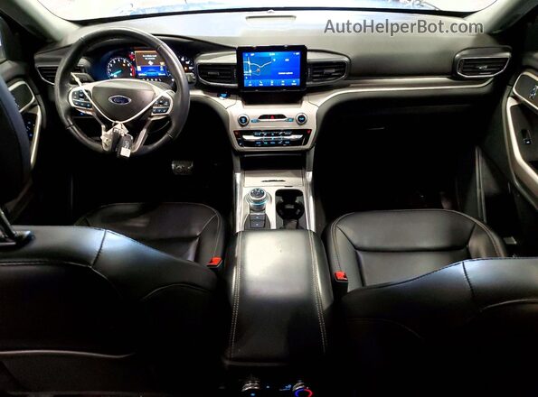 1FMSK8DH2NGC33146 2022 FORD FORD EXPLORER Серебряный Вид панели приборов