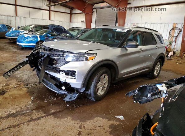 1FMSK8DH2NGC33146 2022 FORD FORD EXPLORER Серебряный Передняя левая четверть