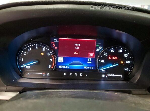 1FMSK8DH2NGC33146 2022 FORD FORD EXPLORER Серебряный Вид щитка приборов