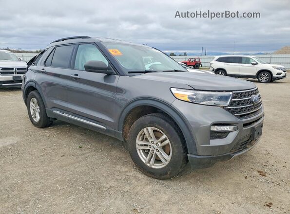 1FMSK8DH3PGA59901 2023 FORD FORD EXPLORER Серый Передняя правая четверть