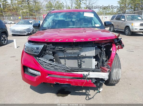 1FMSK8DH5RGA46098 2024 FORD FORD EXPLORER Red წინა ხედი