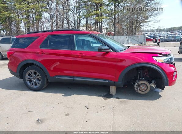 1FMSK8DH5RGA46098 2024 FORD FORD EXPLORER Red სალონის 360-გრადუსიანი ხედი