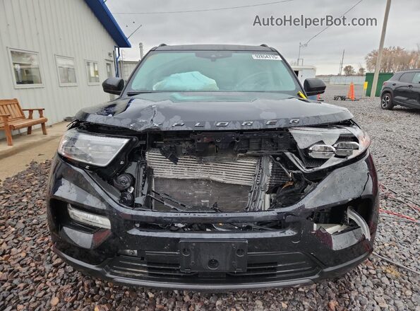 1FMSK8DH8MGA03738 2021 FORD FORD EXPLORER Черный Вид спереди