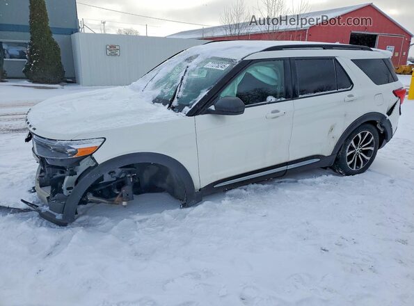 1FMSK8DH8MGA97653 2021 FORD FORD EXPLORER White Front left