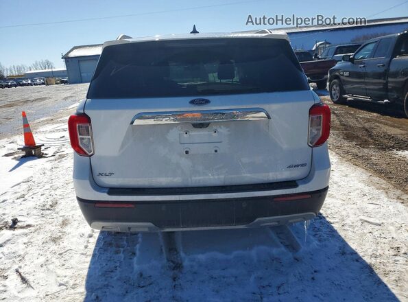 1FMSK8DH9MGA69750 2021 FORD FORD EXPLORER Белый Вид сзади