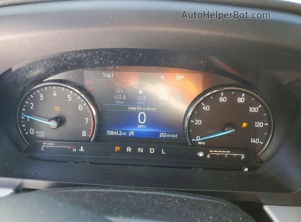 1FMSK8DH9MGA69750 2021 FORD FORD EXPLORER Белый Вид щитка приборов
