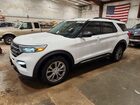 2022 Ford Explorer Xlt White vin: 1FMSK8DHXNGA39285