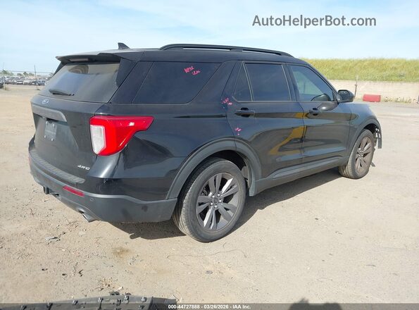 1FMSK8DHXNGA44969 2022 FORD FORD EXPLORER Черный Задняя правая четверть