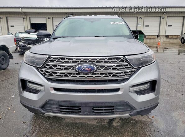 1FMSK8FH1LGC64706 2020 FORD FORD EXPLORER Серебряный Вид спереди