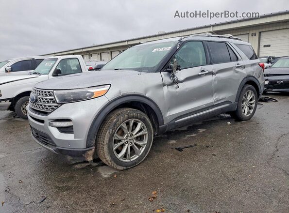 1FMSK8FH1LGC64706 2020 FORD FORD EXPLORER Серебряный Передняя левая четверть