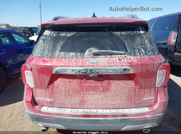 1FMSK8FH2MGA40264 2021 FORD FORD EXPLORER Maroon 