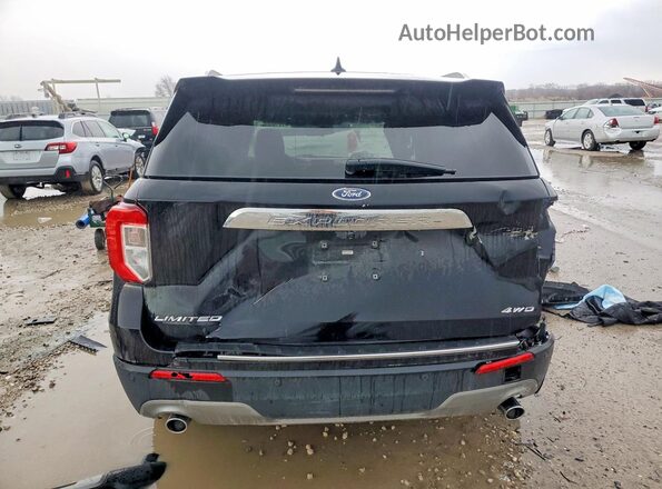 1FMSK8FH4NGA30756 2022 FORD FORD EXPLORER Черный Вид сзади
