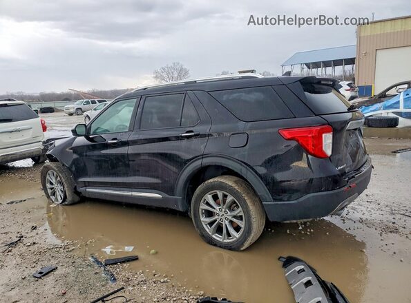 1FMSK8FH4NGA30756 2022 FORD FORD EXPLORER Черный Задняя левая четверть
