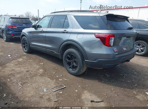 1FMSK8JH1NGA69067 2022 FORD FORD EXPLORER Серый Задняя левая четверть